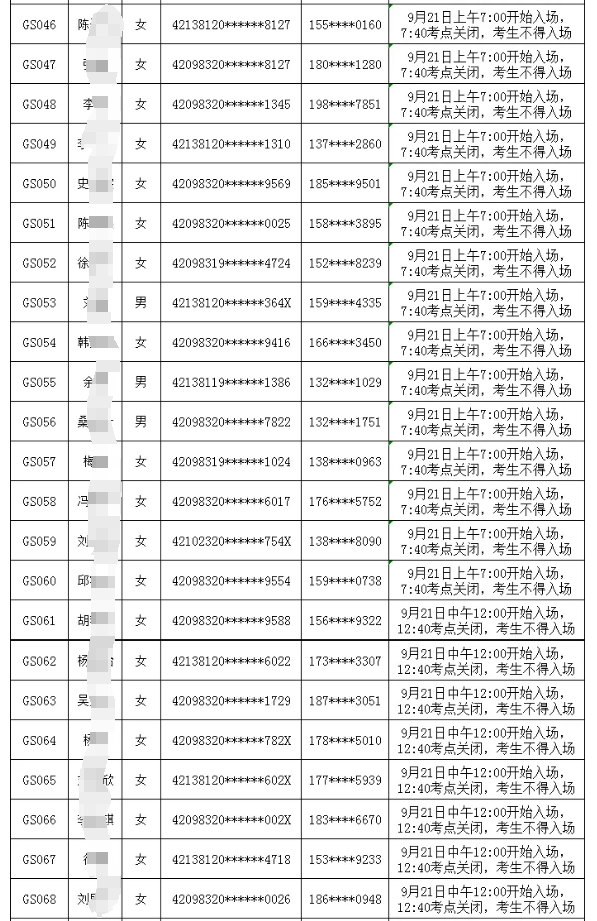 廣水農(nóng)商銀行2024年新員工社會(huì)招錄面試時(shí)間安排表3